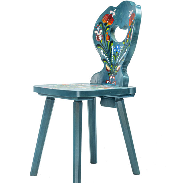 Bavaria chair with handmade painting